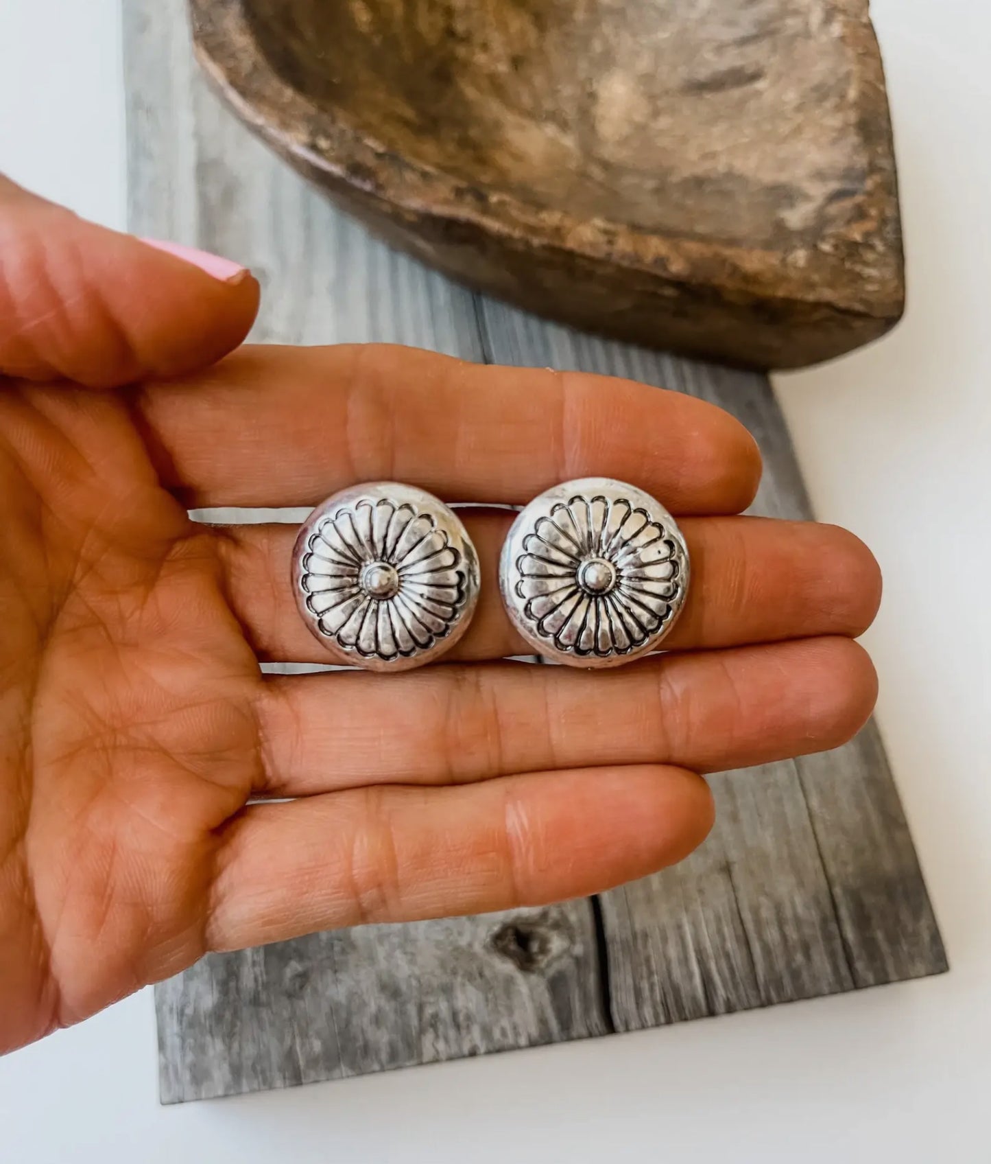 Silver Stud Earrings
