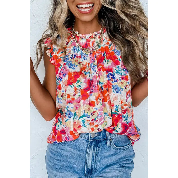 Boho Floral Top