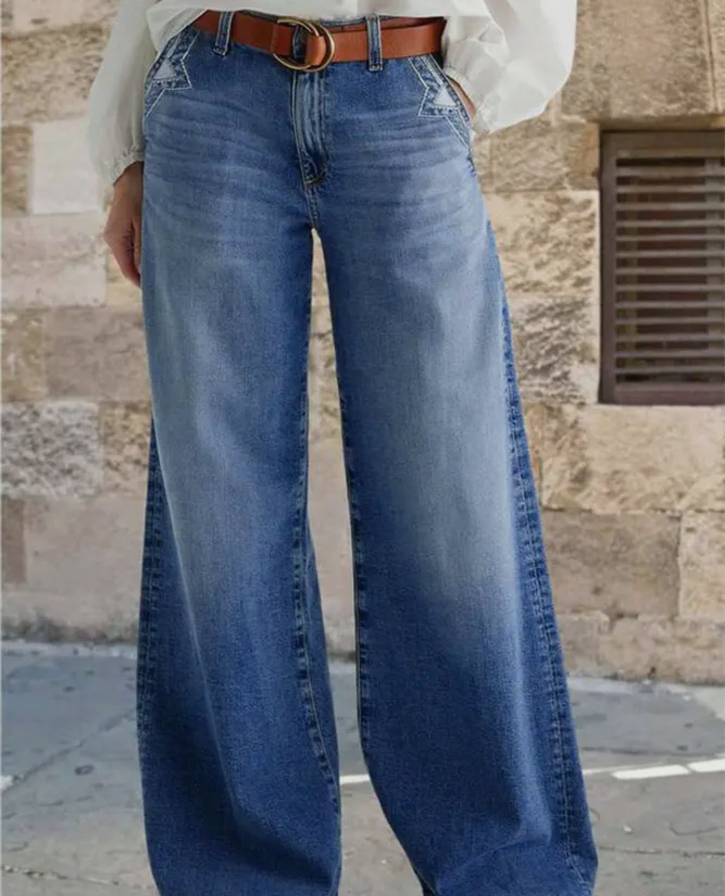 Stitched Pocket Jeans