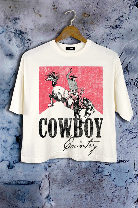White Cowboy T-Shirt