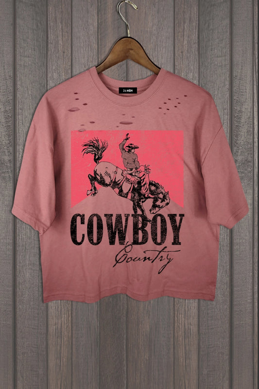Pink Cowboy T-Shirt