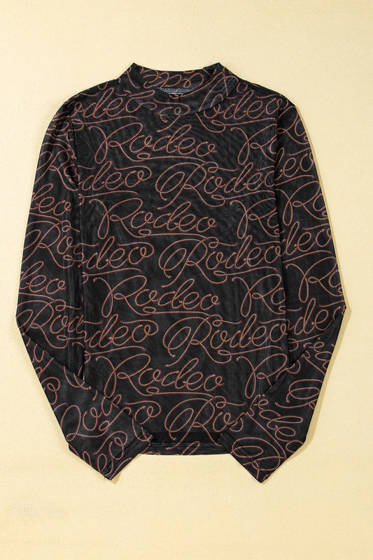 Rodeo Mock Neck